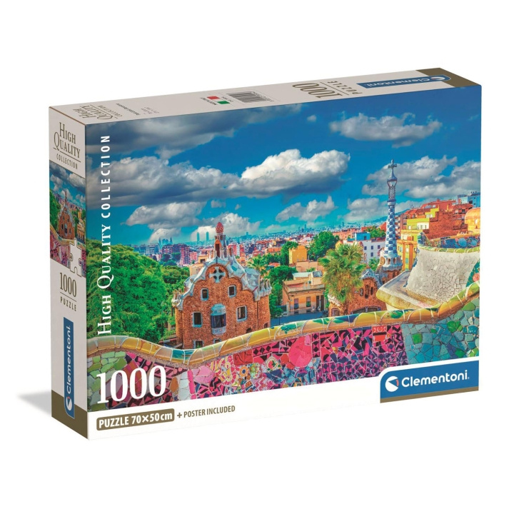 Clementoni Pussel 1000 Pcs CB Park Güell Barcelona in de groep SPORT, VRIJE TIJD & HOBBY / Hobby / Puzzel bij TP E-commerce Nordic AB (D22881)