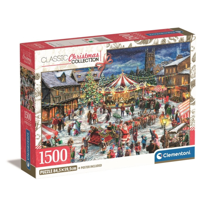 Clementoni Pussel 1500 Pcs CB The Christmas Fair in de groep SPORT, VRIJE TIJD & HOBBY / Hobby / Puzzel bij TP E-commerce Nordic AB (D22885)