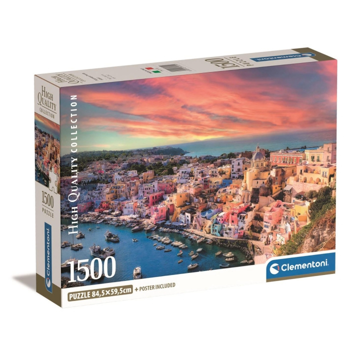 Clementoni Pussel 1500 Pcs CB High Quality Collection Procida Island in de groep SPORT, VRIJE TIJD & HOBBY / Hobby / Puzzel bij TP E-commerce Nordic AB (D22887)
