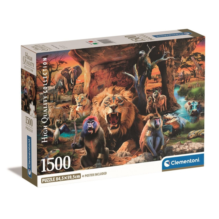 Clementoni Pussel 1500 Pcs CB High Quality Collection The Tribal Society in de groep SPORT, VRIJE TIJD & HOBBY / Hobby / Puzzel bij TP E-commerce Nordic AB (D22890)