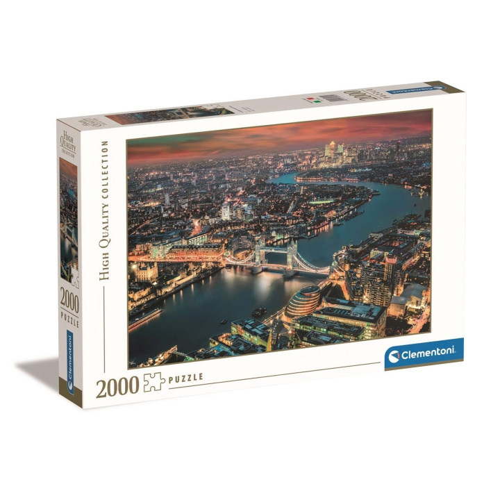 Clementoni Pussel 2000 Pcs High Quality Collection London Aerial View in de groep SPORT, VRIJE TIJD & HOBBY / Hobby / Puzzel bij TP E-commerce Nordic AB (D22893)