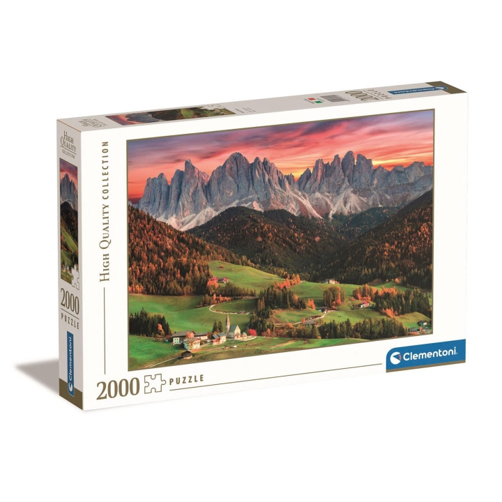 Clementoni Pussel 2000 Pcs High Quality Collection Val Di Funes in de groep SPORT, VRIJE TIJD & HOBBY / Hobby / Puzzel bij TP E-commerce Nordic AB (D22894)
