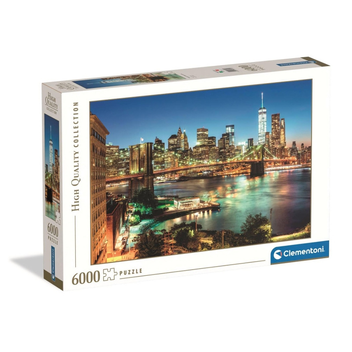 Clementoni Pussel 6000 Pcs High Quality Collection Brooklyn Bridge Lights in de groep SPORT, VRIJE TIJD & HOBBY / Hobby / Puzzel bij TP E-commerce Nordic AB (D22897)