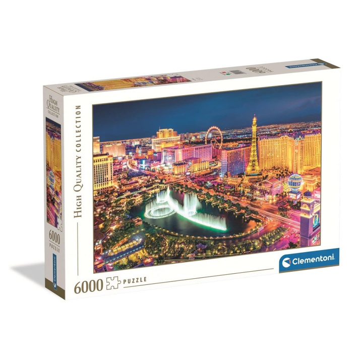 Clementoni Pussel 6000 Pcs High Quality Collection Las Vegas in de groep SPORT, VRIJE TIJD & HOBBY / Hobby / Puzzel bij TP E-commerce Nordic AB (D22898)