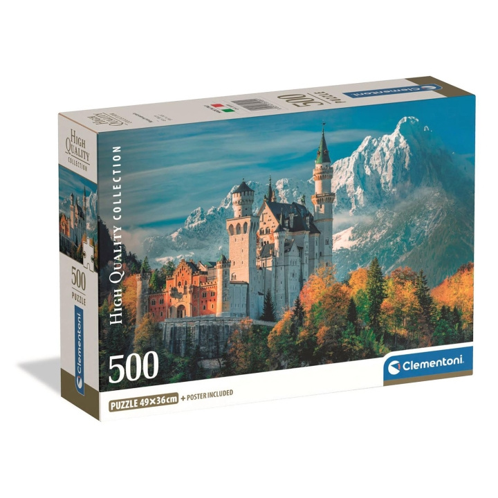 Clementoni Pussel 500 Pcs CB High Quality Collection Neuschwanstein in de groep SPORT, VRIJE TIJD & HOBBY / Hobby / Puzzel bij TP E-commerce Nordic AB (D22908)