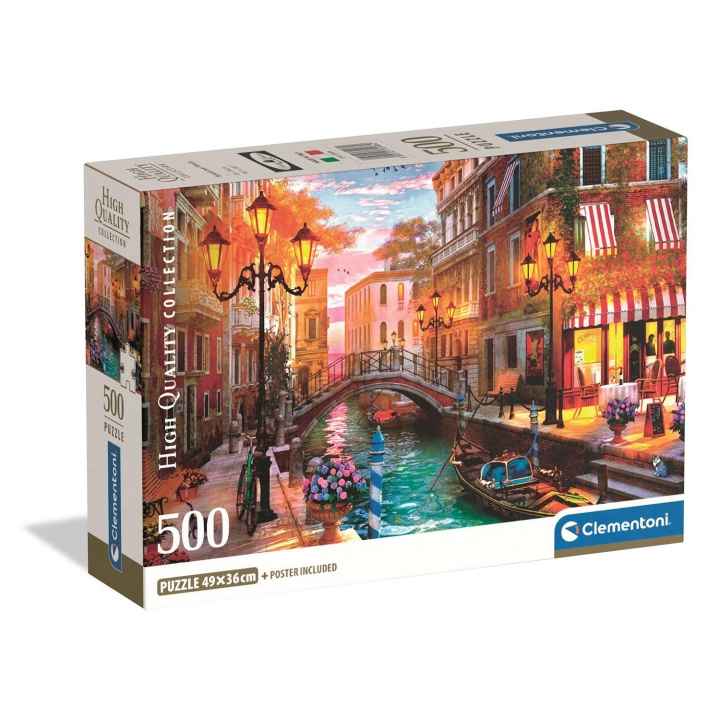 Clementoni Pussel 500 Pcs CB High Quality Collection Sunset Over Venice in de groep SPORT, VRIJE TIJD & HOBBY / Hobby / Puzzel bij TP E-commerce Nordic AB (D22909)
