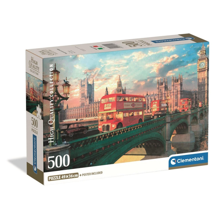 Clementoni Pussel 500 Pcs CB High Quality Collection Westminster Bridge in de groep SPORT, VRIJE TIJD & HOBBY / Hobby / Puzzel bij TP E-commerce Nordic AB (D22918)