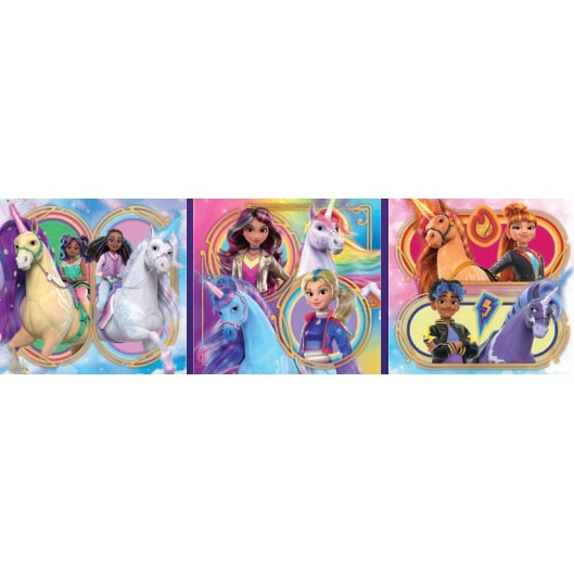 Clementoni Pussel 3x48 Pcs Unicorn Academy in de groep SPEELGOED, KINDER- & BABYPRODUCTEN / Speelgoed / Kinderpuzzel bij TP E-commerce Nordic AB (D22934)