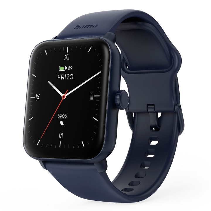 Hama Smart Watch 6010 Blå in de groep SPORT, VRIJE TIJD & HOBBY / Smartwatch & Activiteitsmeters / Smartwatches bij TP E-commerce Nordic AB (D22945)