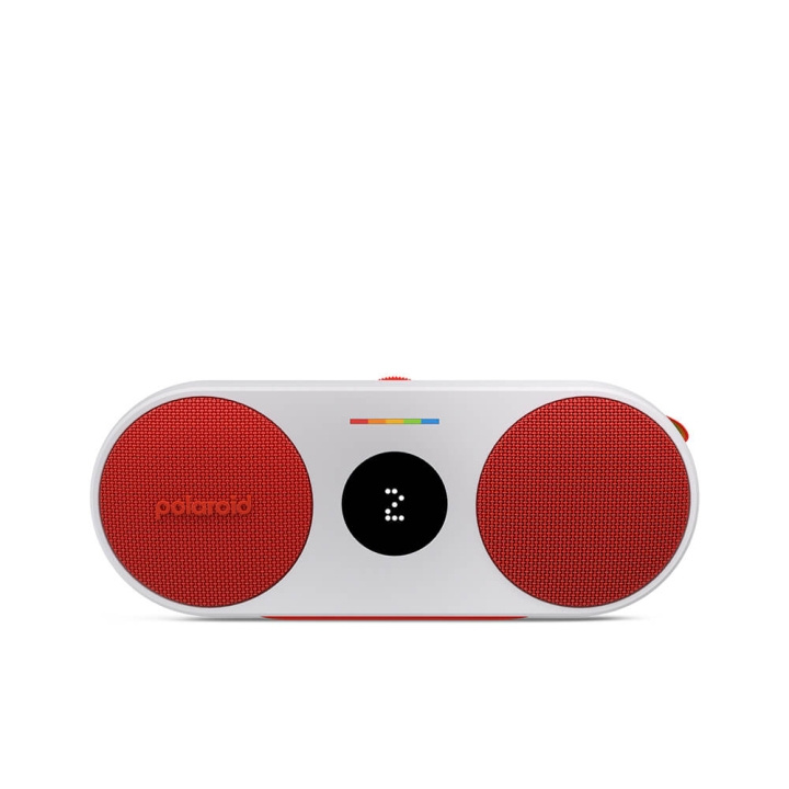 Polaroid P2 Högtalare Röd & Vit in de groep HOME ELECTRONICS / Audio & Beeld / Luidsprekers & accessoires / Bluetooth-luidsprekers / Draagbare luidsprekers bij TP E-commerce Nordic AB (D22951)