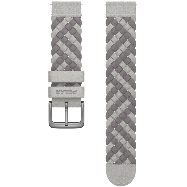 Polar Textil Armband 20mm Alcantara Stone Medium in de groep SPORT, VRIJE TIJD & HOBBY / Smartwatch & Activiteitsmeters / Activiteitsarmbanden bij TP E-commerce Nordic AB (D22965)