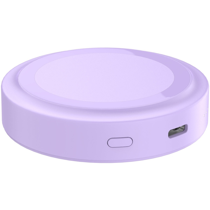 Celly Powerbank 3.000 mAh 5W MagSafe-kompatibel Lila in de groep SMARTPHONE & TABLETS / Opladers & Kabels / Powerbanks bij TP E-commerce Nordic AB (D22981)