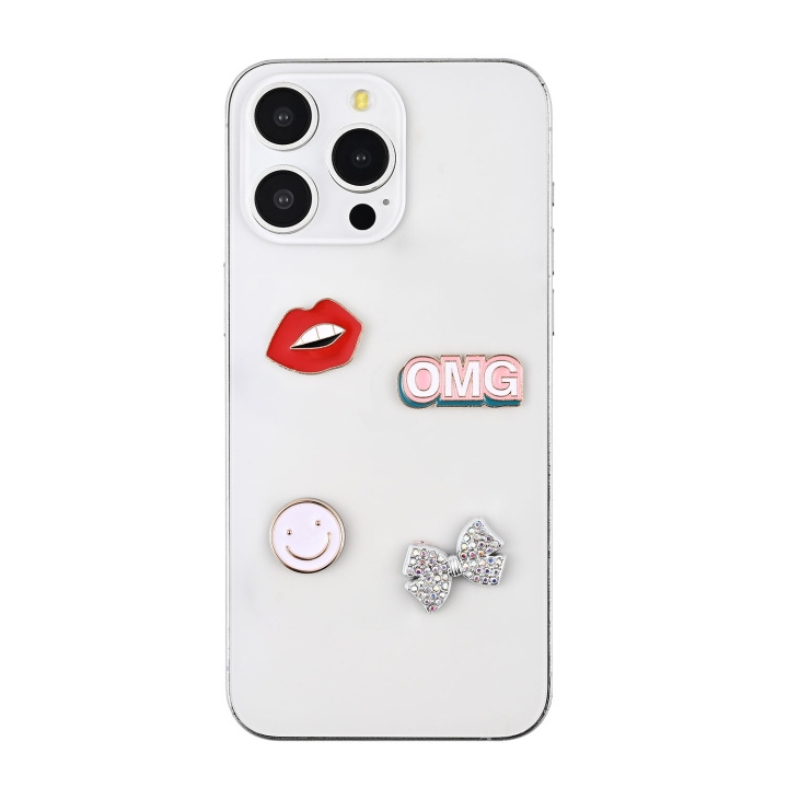 Onsala Charms Pimp Your Phone Metall och Plast 4-Pack in de groep SPORT, VRIJE TIJD & HOBBY / Leuke dingen / Leuke dingen bij TP E-commerce Nordic AB (D23035)