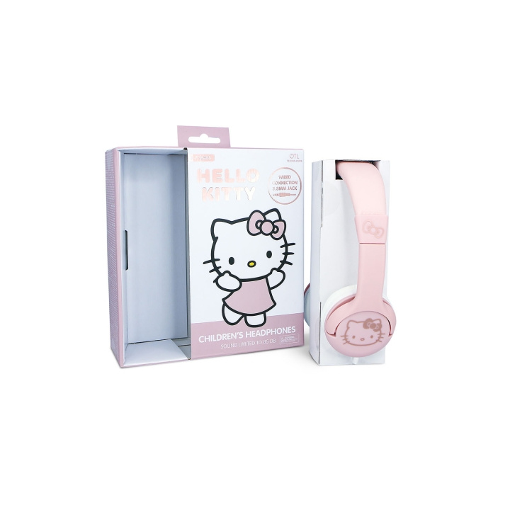 HELLO KITTY Hörlur Hello Kitty On-Ear 85dB Trådbunden Rose in de groep HOME ELECTRONICS / Audio & Beeld / Koptelefoon & Accessoires / Koptelefoon bij TP E-commerce Nordic AB (D23037)