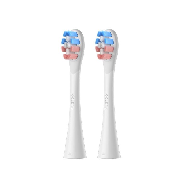 Oclean Borsthuvud Kids 2-Pack Vit in de groep BEAUTY & HEALTH / Mondverzorging / Elektrische tandenborstelaccessoires bij TP E-commerce Nordic AB (D23044)