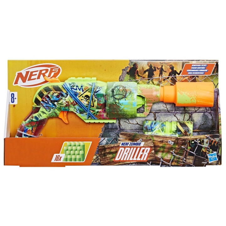 Nerf Zombie Driller in de groep SPEELGOED, KINDER- & BABYPRODUCTEN / Speelgoed / Actie spel bij TP E-commerce Nordic AB (D23059)