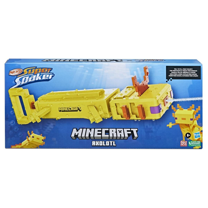 Nerf Super Soaker Minecraft Axle Axolotl in de groep SPEELGOED, KINDER- & BABYPRODUCTEN / Speelgoed / Actie spel bij TP E-commerce Nordic AB (D23070)