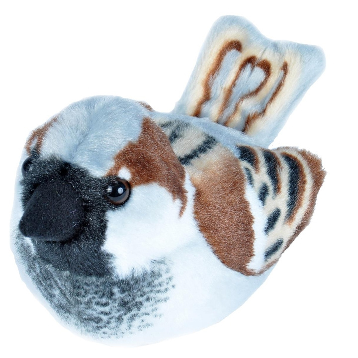 Wild Republic Gosedjur Bird With Sound 18 cm Gråsparv in de groep SPEELGOED, KINDER- & BABYPRODUCTEN / Babyspeelgoed / Knuffels bij TP E-commerce Nordic AB (D23093)