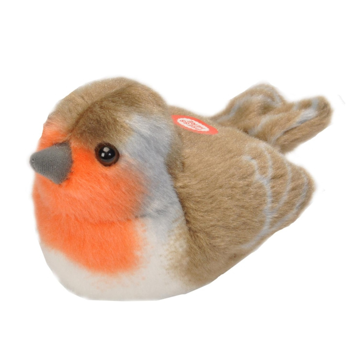 Wild Republic Gosedjur Bird With Sound 18 cm Rödhake in de groep SPEELGOED, KINDER- & BABYPRODUCTEN / Babyspeelgoed / Knuffels bij TP E-commerce Nordic AB (D23105)