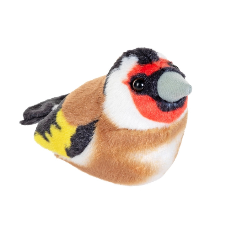 Wild Republic Gosedjur Bird With Sound 18 cm Steglits in de groep SPEELGOED, KINDER- & BABYPRODUCTEN / Babyspeelgoed / Knuffels bij TP E-commerce Nordic AB (D23108)