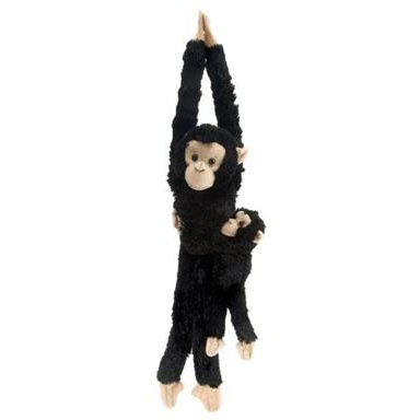 Wild Republic Gosedjur Hanging Monkeys Schimpans Med Bebis in de groep SPEELGOED, KINDER- & BABYPRODUCTEN / Babyspeelgoed / Knuffels bij TP E-commerce Nordic AB (D23165)
