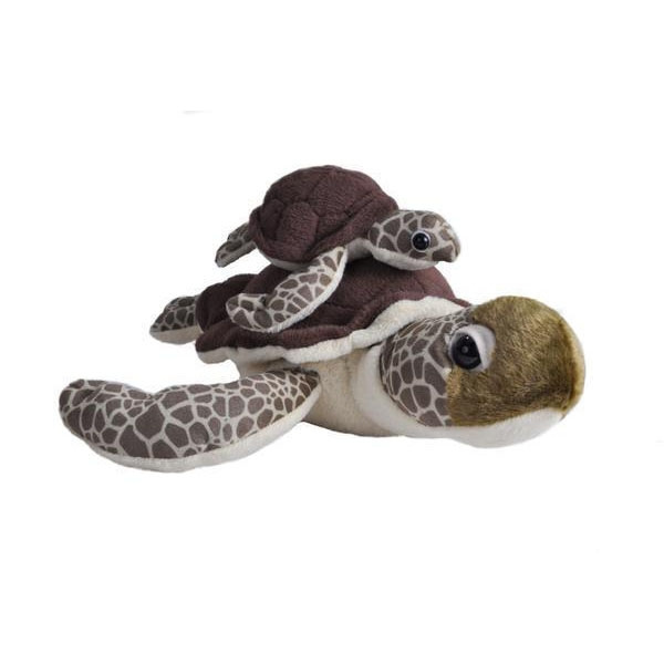 Wild Republic Gosedjur Mom & Baby 38 cm Havssköldpadda in de groep SPEELGOED, KINDER- & BABYPRODUCTEN / Babyspeelgoed / Knuffels bij TP E-commerce Nordic AB (D23173)