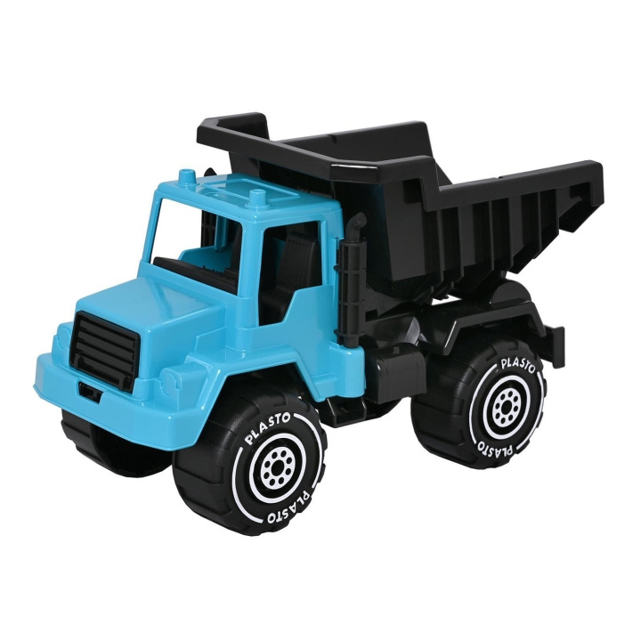 Plasto Lastbil Lastbil 30 Cm Turkos Med Svart Flak in de groep SPEELGOED, KINDER- & BABYPRODUCTEN / Speelgoed / Speelgoedauto\'s bij TP E-commerce Nordic AB (D23222)