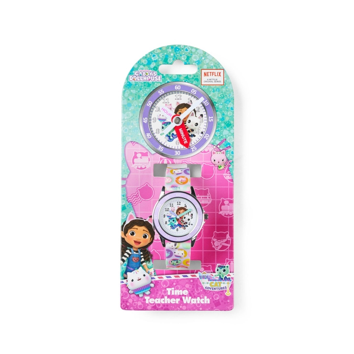ACCUTIME Klocka Time Teacher Gabby\'s Dollhouse in de groep SPORT, VRIJE TIJD & HOBBY / Accessoires / Klokken bij TP E-commerce Nordic AB (D23231)
