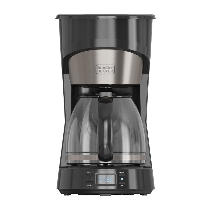 BLACK+DECKER Kaffebryggare LCD 12 Koppar in de groep HUISHOUDEN & TUIN / Huishoudelijke apparaten / Koffiezetapparaten en accessoires / Koffiezetapparaten bij TP E-commerce Nordic AB (D23263)