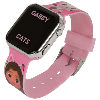 ACCUTIME Klocka LED Gabbys Dollhouse in de groep SPORT, VRIJE TIJD & HOBBY / Smartwatch & Activiteitsmeters / Smartwatch voor kinderen bij TP E-commerce Nordic AB (D23275)