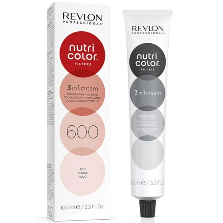 Revlon Nutri Color 600 Red 100ml in de groep BEAUTY & HEALTH / Haar & Styling / Haarverzorging / Haarverf bij TP E-commerce Nordic AB (D23323)