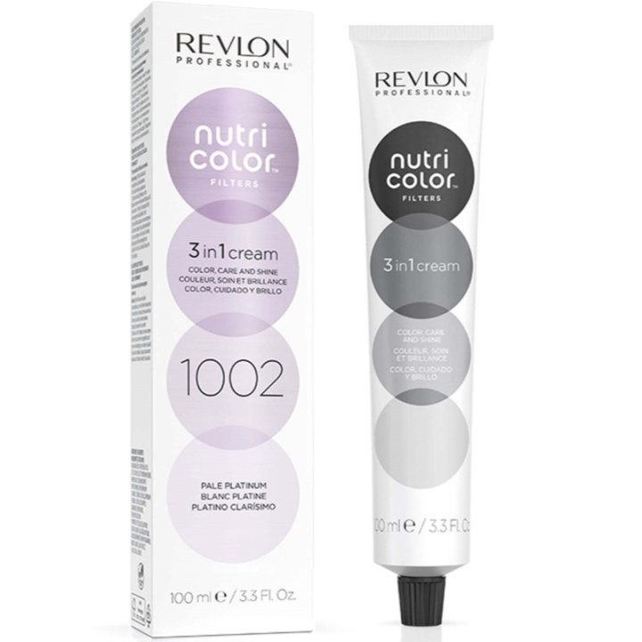 Revlon Nutri Color 1002 Pale Platinum 100ml in de groep BEAUTY & HEALTH / Haar & Styling / Haarverzorging / Haarverf / Haarverf & Kleurbommen bij TP E-commerce Nordic AB (D23324)