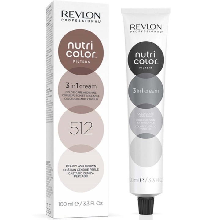 Revlon Nutri Color 512 Pearly Ash Brown 100ml in de groep BEAUTY & HEALTH / Haar & Styling / Haarverzorging / Haarverf / Haarverf & Kleurbommen bij TP E-commerce Nordic AB (D23325)