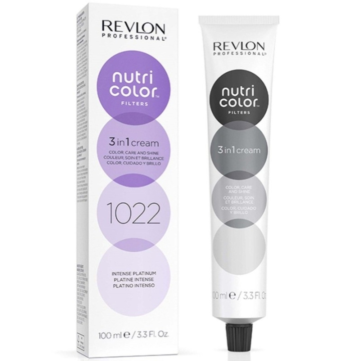 Revlon Nutri Color 1022 Intense Platinum 100ml in de groep BEAUTY & HEALTH / Haar & Styling / Haarverzorging / Haarverf / Haarverf & Kleurbommen bij TP E-commerce Nordic AB (D23328)