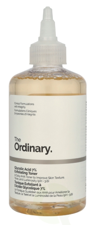 The Ordinary Glycolic Acid 7% Exfoliating Toner 240 ml in de groep BEAUTY & HEALTH / Huidsverzorging / Gezicht / Gezichtswater en Facemist bij TP E-commerce Nordic AB (D23351)