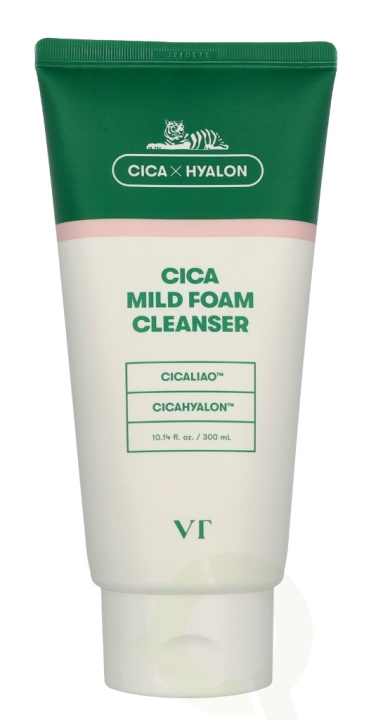 VT Cosmetic Cica Mild Foam Cleanser 300 ml in de groep BEAUTY & HEALTH / Huidsverzorging / Gezicht / Schoonmaak bij TP E-commerce Nordic AB (D23381)