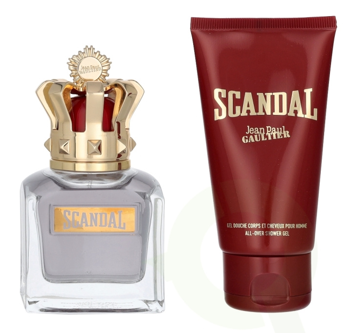 Jean Paul Gaultier Scandal Pour Homme Giftset 125 ml Edt Spray 50ml/All-Over Shower Gel 75ml in de groep BEAUTY & HEALTH / Geuren & Parfum / Parfum / Parfum voor hem bij TP E-commerce Nordic AB (D23482)