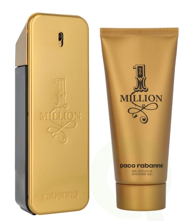 Paco Rabanne 1 Million Giftset 200 ml Edt Spray 100ml/Shower Gel 100ml in de groep BEAUTY & HEALTH / Geuren & Parfum / Parfum / Parfum voor hem bij TP E-commerce Nordic AB (D23538)