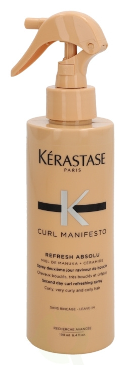 Kerastase Curl Manifesto Refresh Absolu Refreshing Spray 190 ml in de groep BEAUTY & HEALTH / Haar & Styling / Haarverzorging / Conditioner spray/Leave-in bij TP E-commerce Nordic AB (D23683)