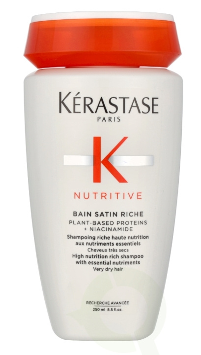 Kerastase Nutritive Bain Satin Riche Shampoo 250 ml Very Dry Hair in de groep BEAUTY & HEALTH / Haar & Styling / Haarverzorging / Shampoo bij TP E-commerce Nordic AB (D23696)