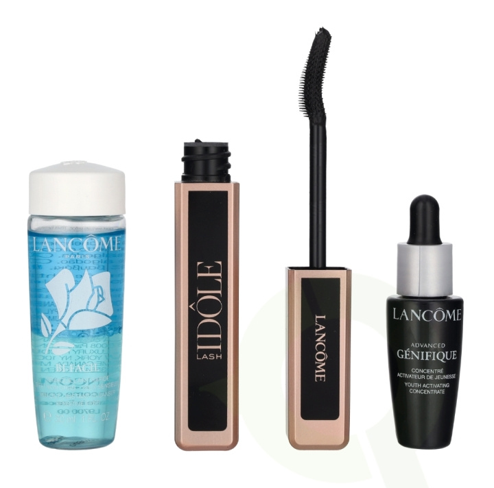 Lancome Lash Idole Mascara Set 48 ml Idole Lash 8gr/Genifique Serum 10ml/Bi-Facil 30ml in de groep BEAUTY & HEALTH / Makeup / Ogen & Wenkbrauwen / Mascara bij TP E-commerce Nordic AB (D23699)