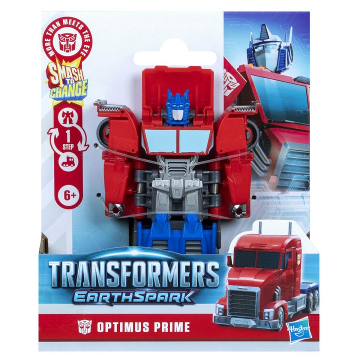 Transformers Earthspark 1-Step Smash Optimus in de groep SPEELGOED, KINDER- & BABYPRODUCTEN / Speelgoed / Figuren, Miniaturen & accessoires bij TP E-commerce Nordic AB (D23724)