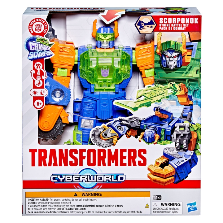 Transformers Cyberworld Scorponok Strike Battle Set in de groep SPEELGOED, KINDER- & BABYPRODUCTEN / Speelgoed / Figuren, Miniaturen & accessoires bij TP E-commerce Nordic AB (D23728)