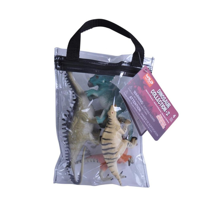 Wild Republic Zipper Polybags Dino 2 in de groep SPEELGOED, KINDER- & BABYPRODUCTEN / Speelgoed / Figuren, Miniaturen & accessoires bij TP E-commerce Nordic AB (D23734)