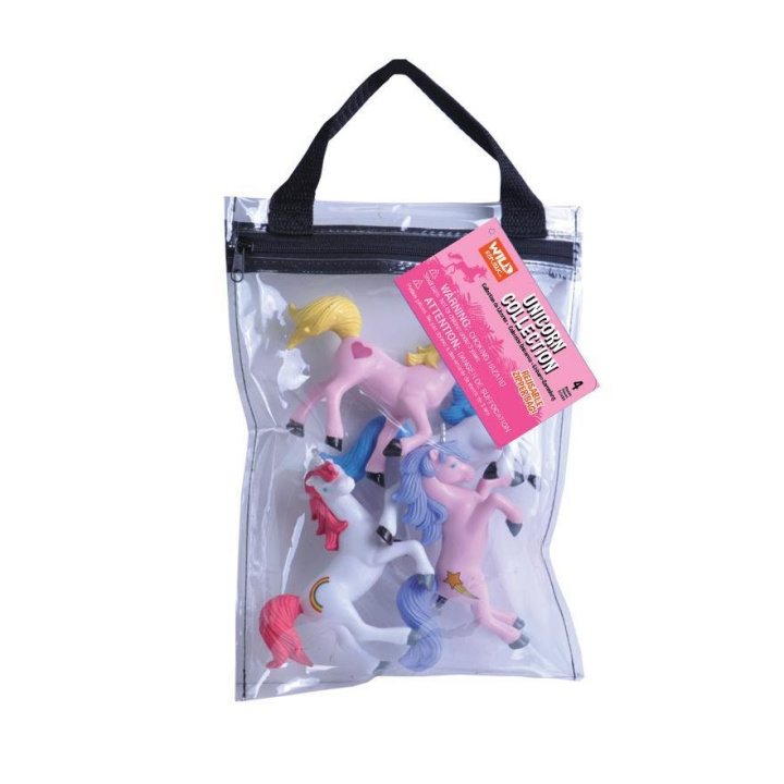 Wild Republic Zipper Polybags Unicorn in de groep SPEELGOED, KINDER- & BABYPRODUCTEN / Speelgoed / Figuren, Miniaturen & accessoires bij TP E-commerce Nordic AB (D23738)