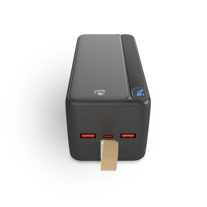 Nedis Powerbank | 30000 mAh | 1.5 / 1.67 / 2.0 / 2.22 / 3.0 A | Outputs: 3 | Output: 1x USB-C™ / 2x USB-A | Inputs: 1x USB-C™ | PD3.0 20W | Lithium-Polymeer | Display in de groep SMARTPHONE & TABLETS / Opladers & Kabels / Powerbanks bij TP E-commerce Nordic AB (D23771)