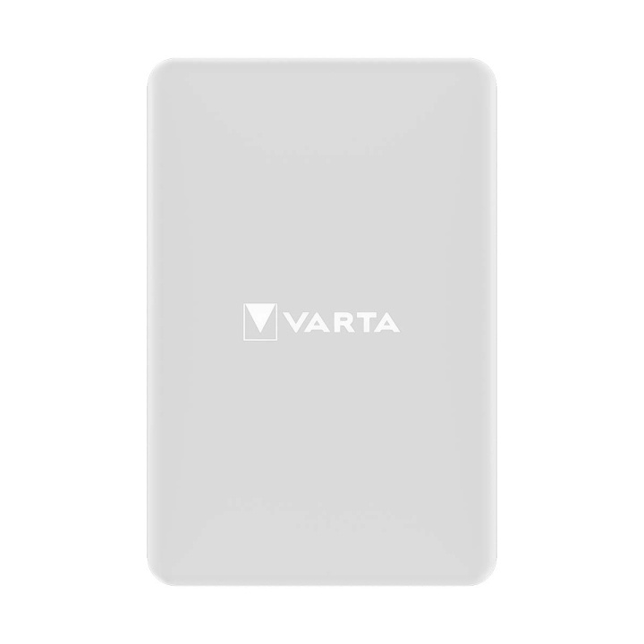 Varta Mag Pro Draadloze Power Bank 5.000mAh - Editie Wit in de groep SMARTPHONE & TABLETS / Opladers & Kabels / Powerbanks bij TP E-commerce Nordic AB (D23779)
