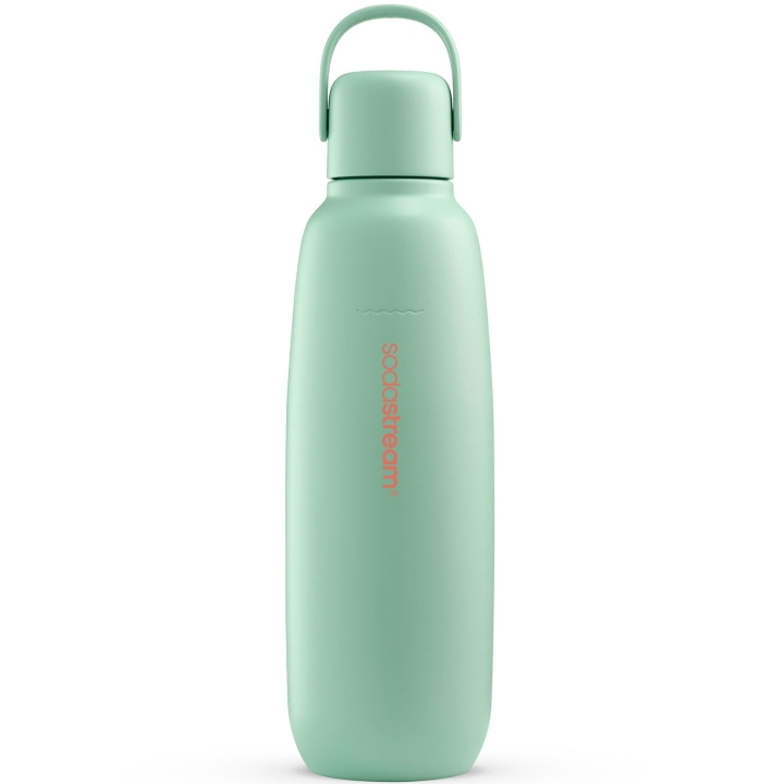SodaStream Fizz&Go Stainless Steel Mint 0,9 liter Thermos in de groep SPORT, VRIJE TIJD & HOBBY / Buitenrecreatie / Thermosflessen & Waterflessen bij TP E-commerce Nordic AB (D23797)