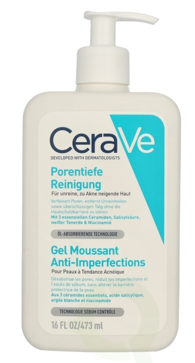 Cerave Blemish Control Cleanser 473 ml in de groep BEAUTY & HEALTH / Huidsverzorging / Gezicht / Schoonmaak bij TP E-commerce Nordic AB (D23895)