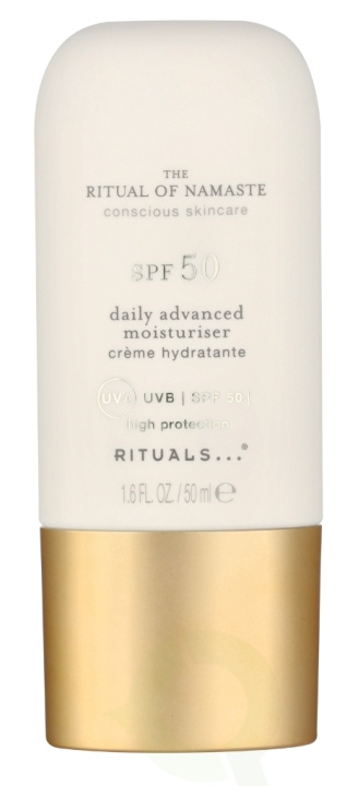 Rituals Namaste Daily Advanced Moisturiser SPF50 50 ml in de groep BEAUTY & HEALTH / Huidsverzorging / Zonnebank / Zonnebescherming bij TP E-commerce Nordic AB (D23896)